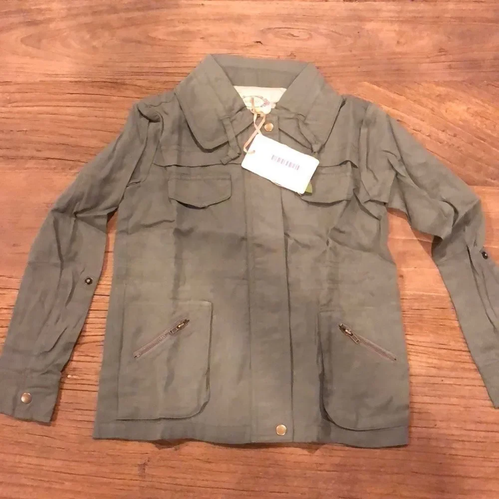 Mia Joy Zoe Anorac Khaki Green Amy Jacket Coat - 5